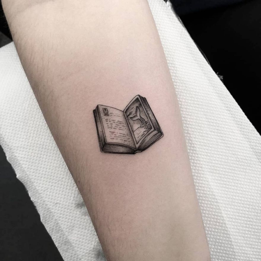 book tattoo