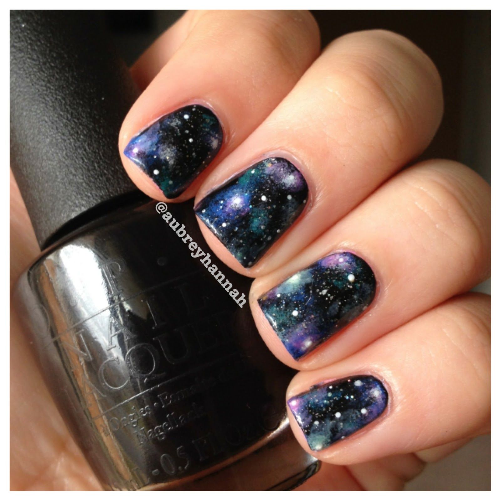 Galaxy Decorated Nail