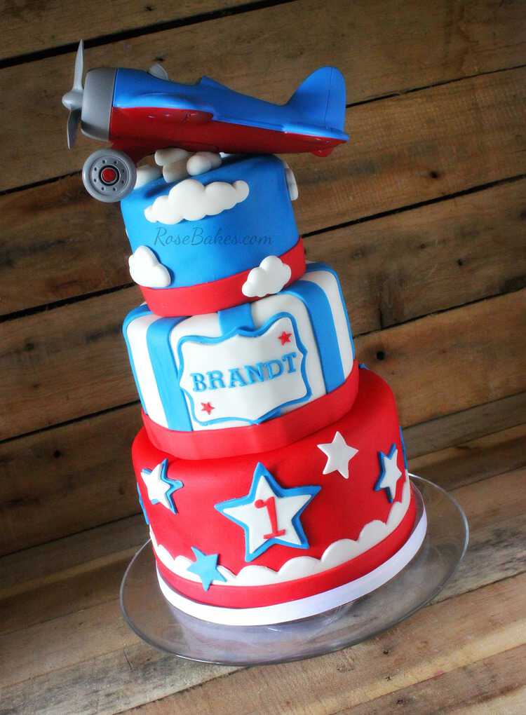 Airplane Decorated Cake