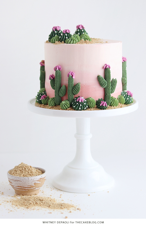 Cactus Decorated Cake