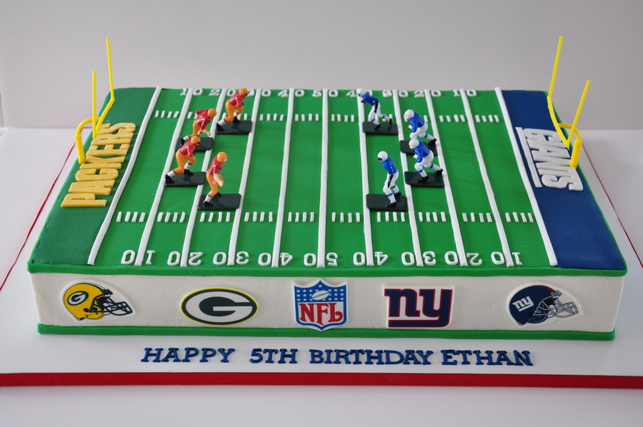 Football Field Decorated Cake