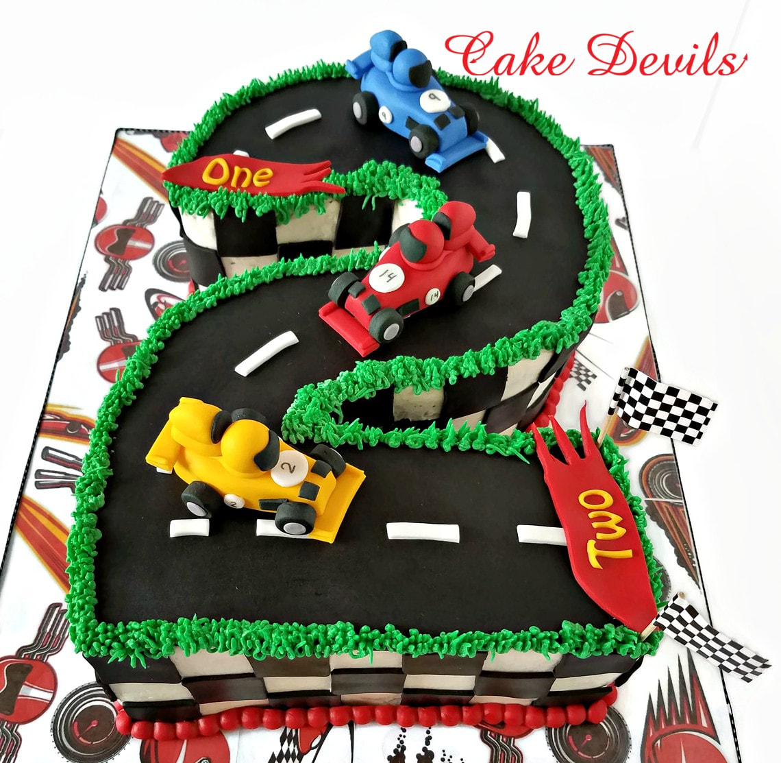 Decorated Car Cake