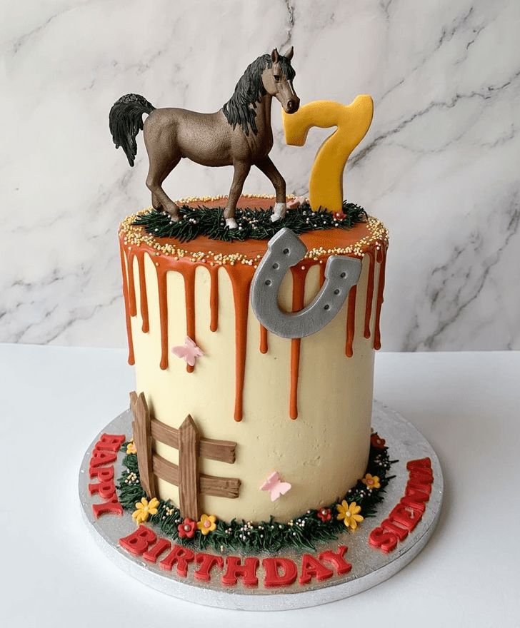 Horse Decorated Cake