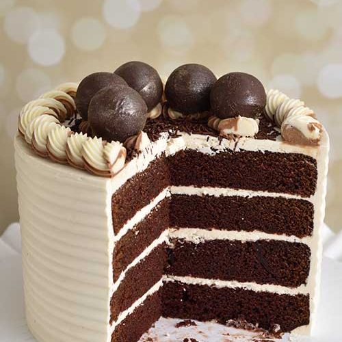 Decorated Chocolate Cake