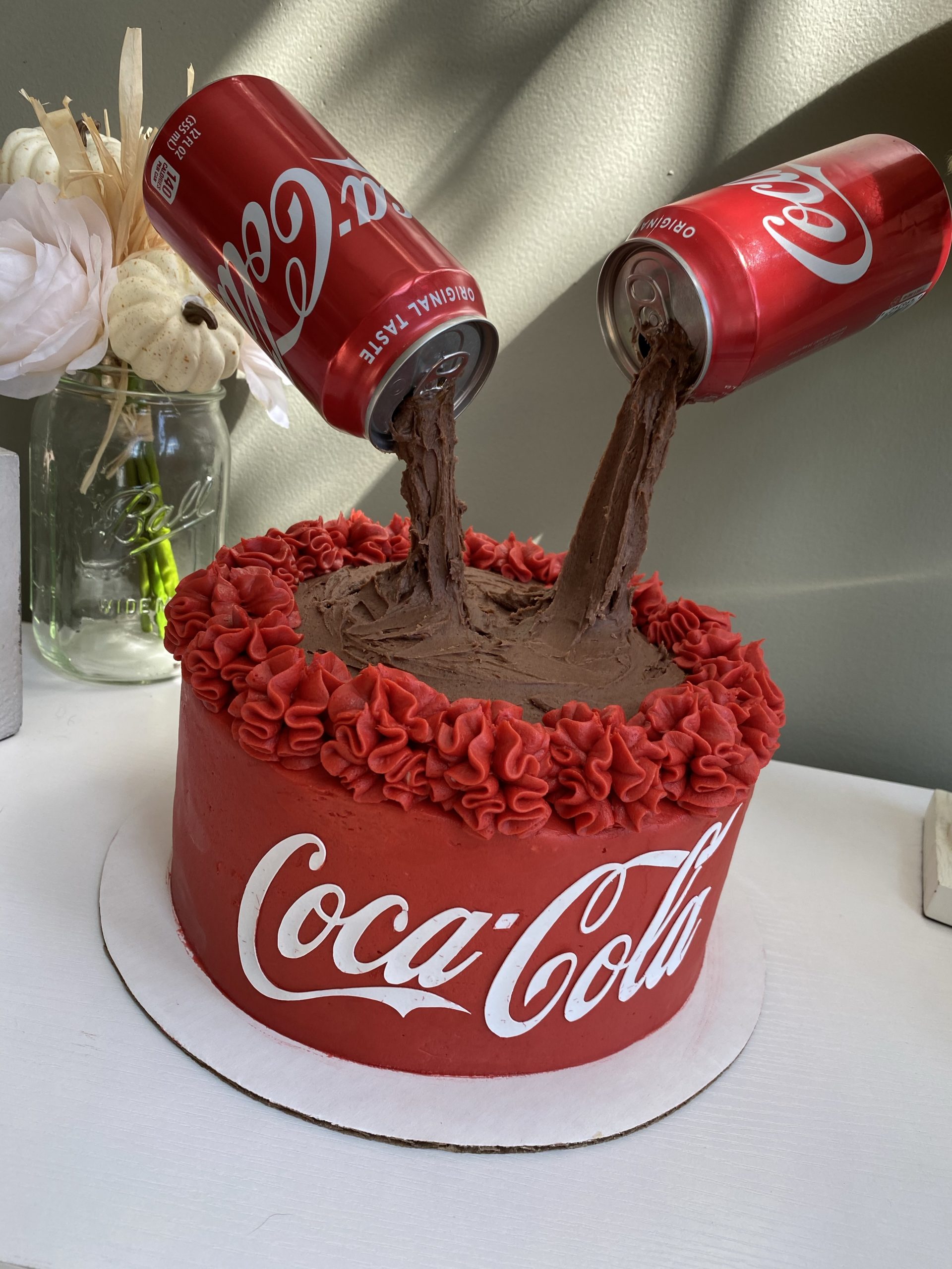 Coca Cola decorated cake