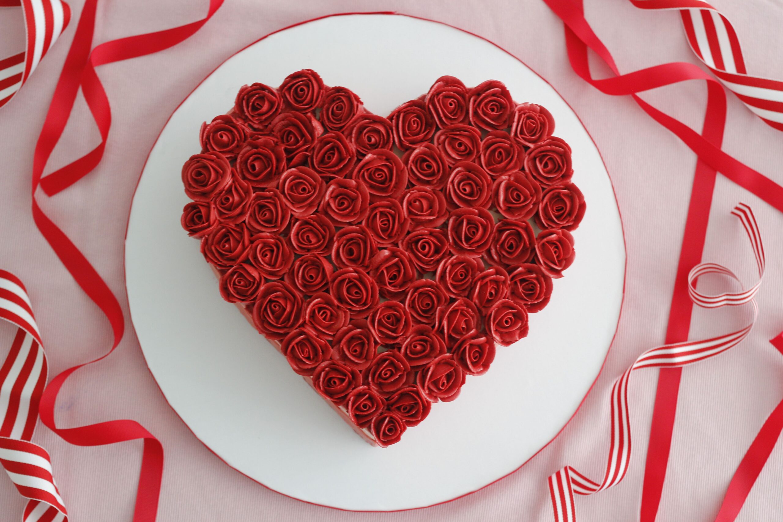 Heart Decorated Cake