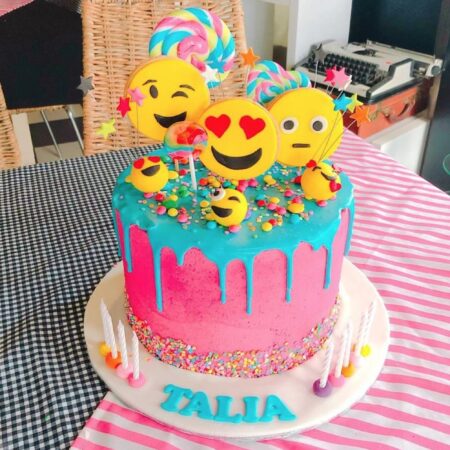 Decorated Emoji Cake