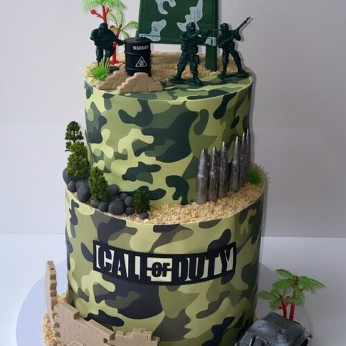 Decorated Army Cake