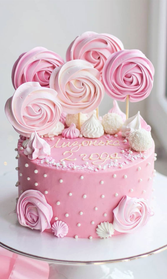 Pink Decorated Cake