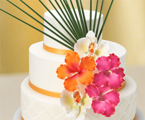 Tropical Decorated Cake