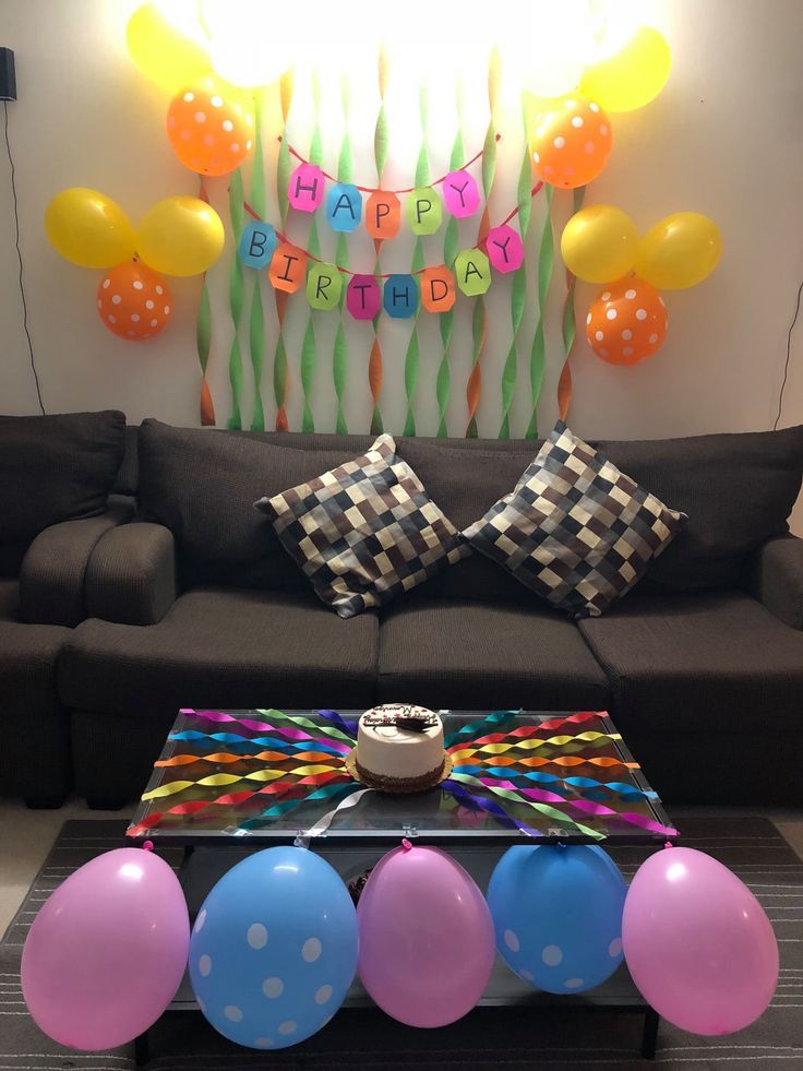 Simple Birthday Decoration