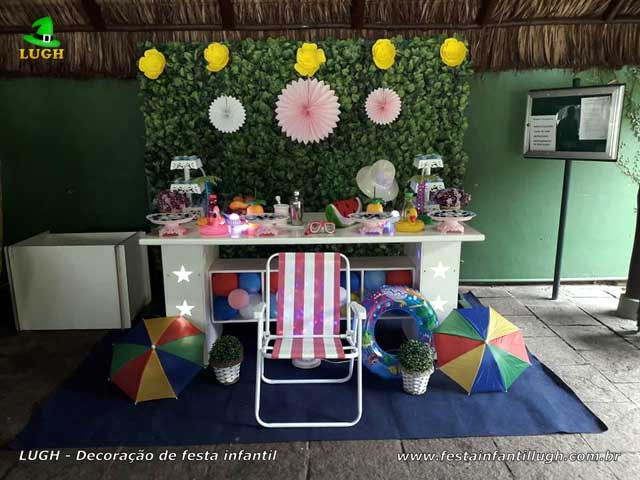 Decoracao Pool Party Simples