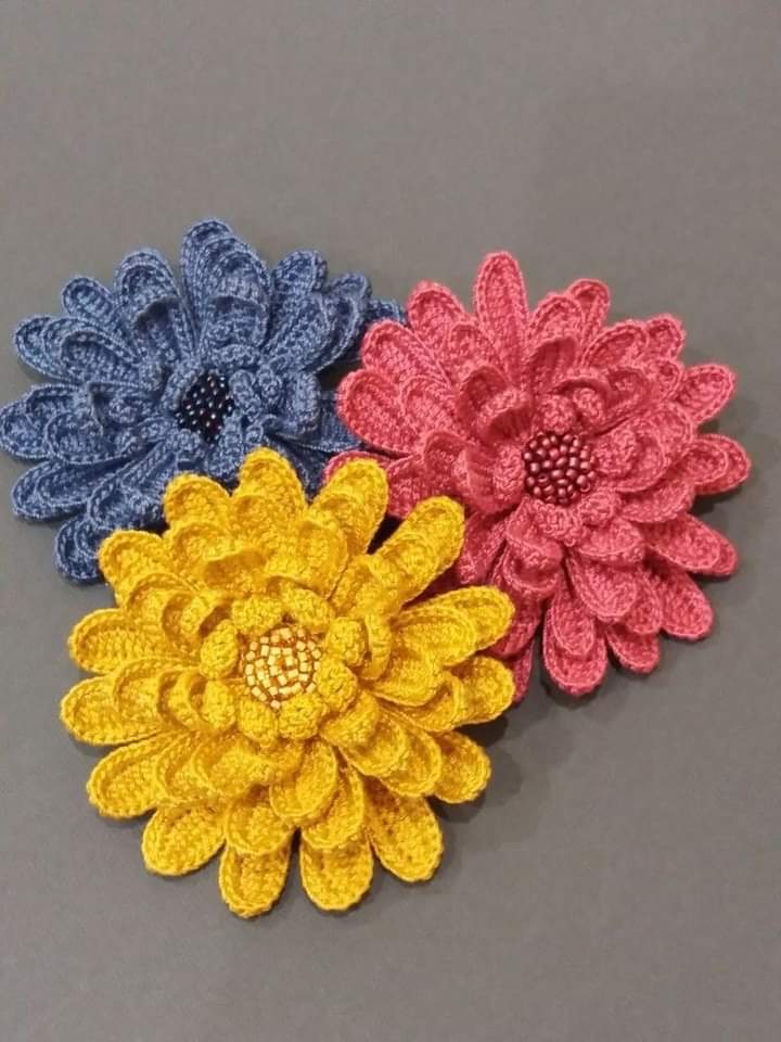 Flores De Croche Para Aplicacao