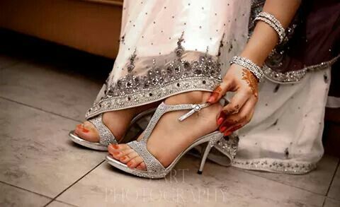 Fashion Look with bridal shoes