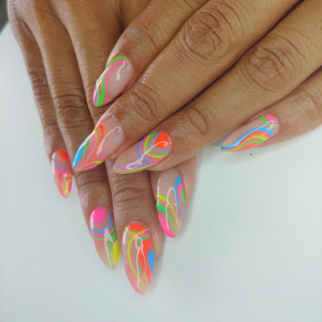 Unhas Neon