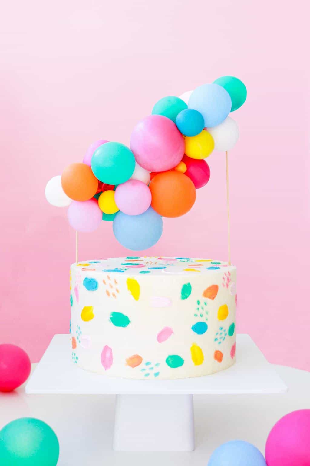 Balloon Decorated Cake