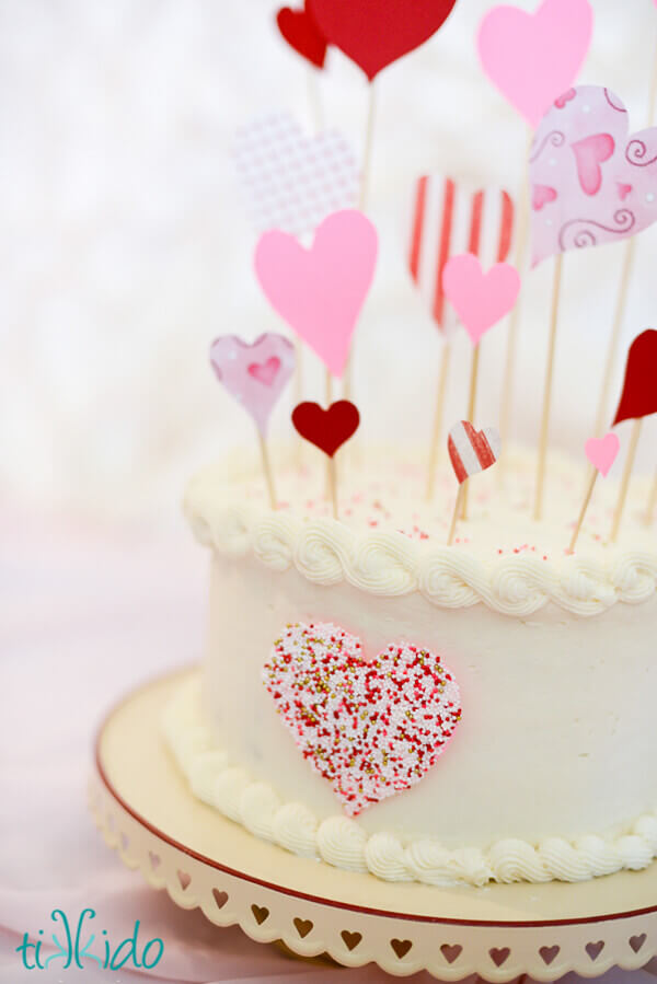 Heart Decorated Cake