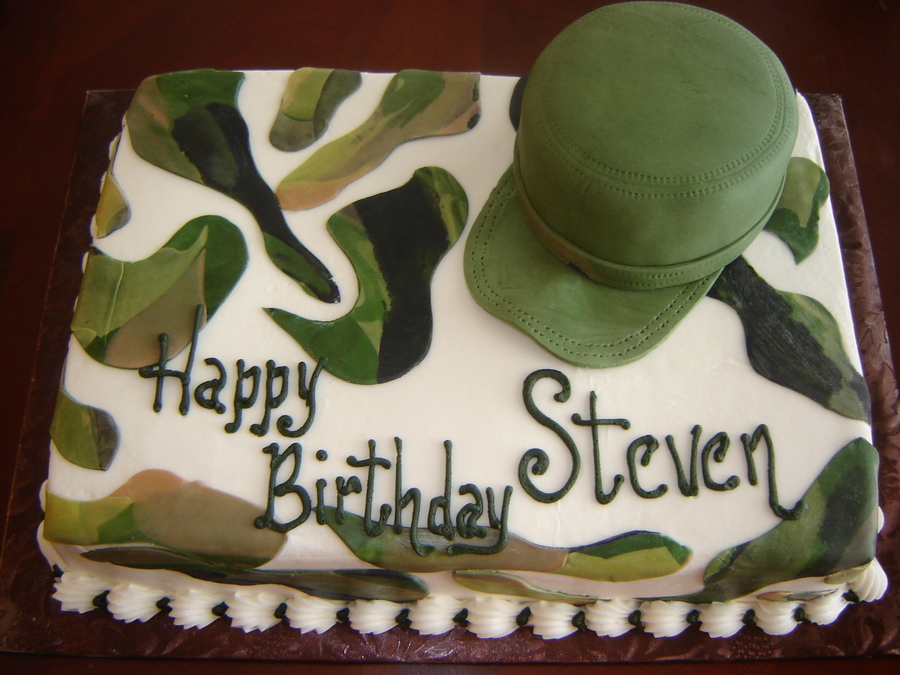 Decorated Army Cake