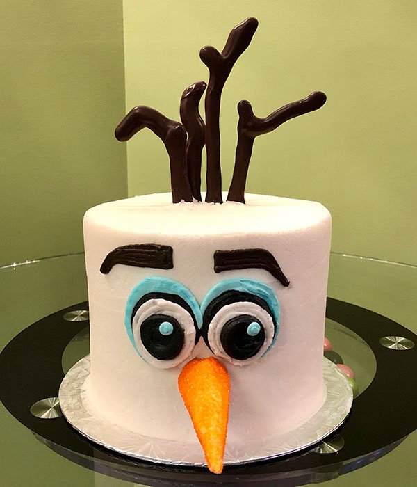 Olaf Decorated Cake