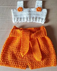 Conjunto Infantil De Croche