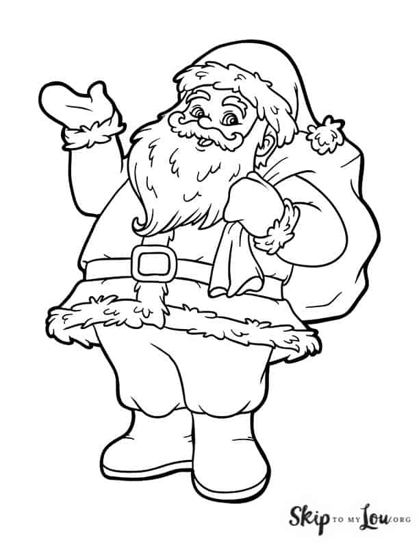 Santa Claus Coloring Pages