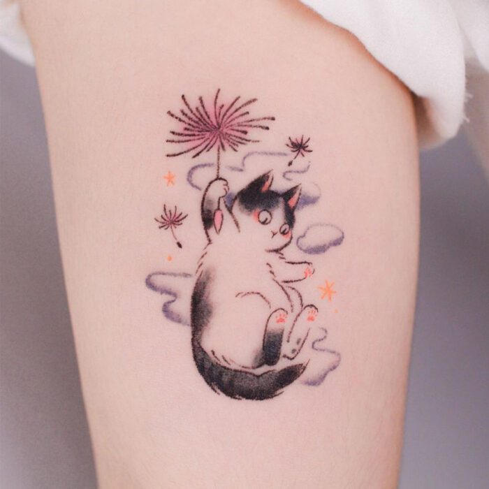 cat tattoo