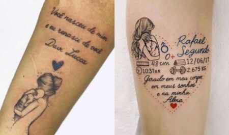 female tattoo children