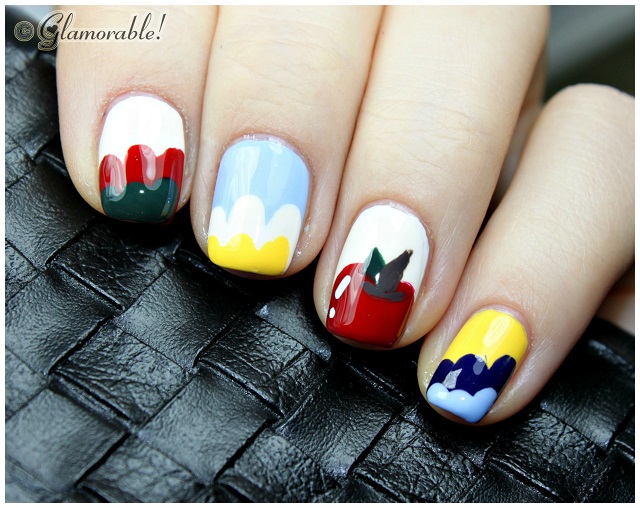 Snow White Decorated Nail