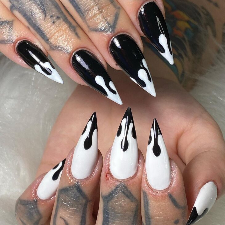 Unha Decorada Stiletto