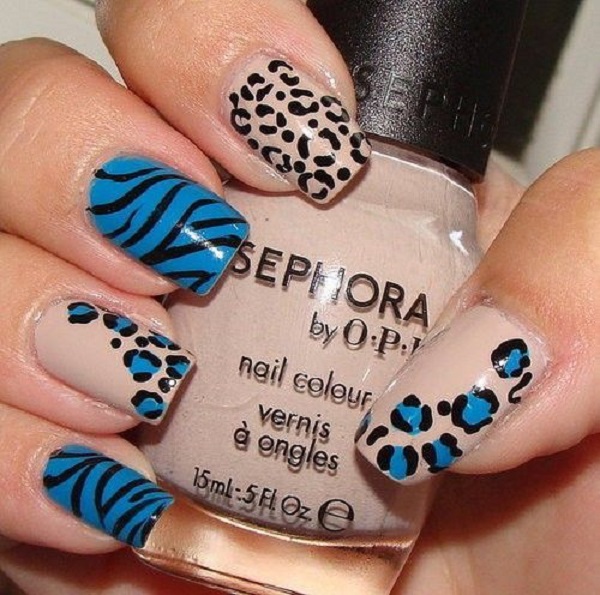 Unhas Decoradas Zebra E Onça