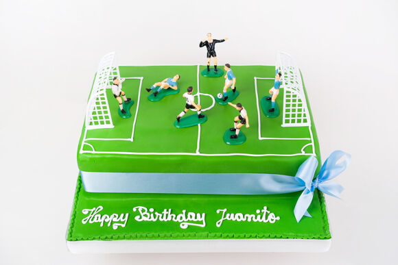 Football Field Decorated Cake