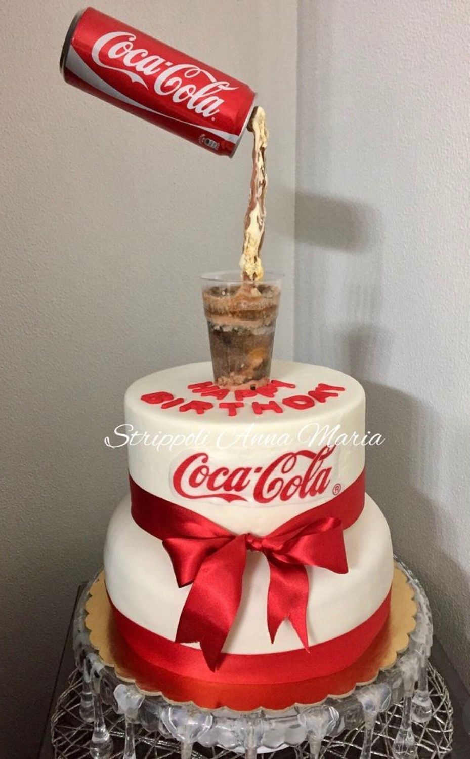 Coca Cola decorated cake