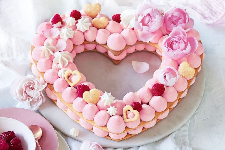 Heart Decorated Cake