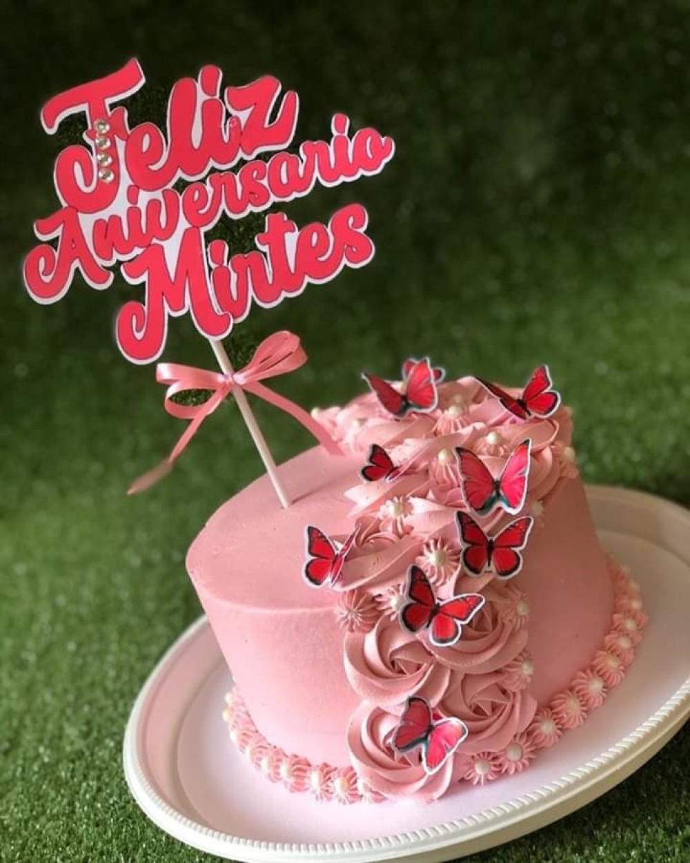 feminine cake topper