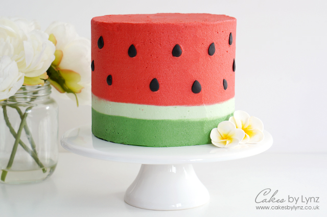 Watermelon Decorated Cake