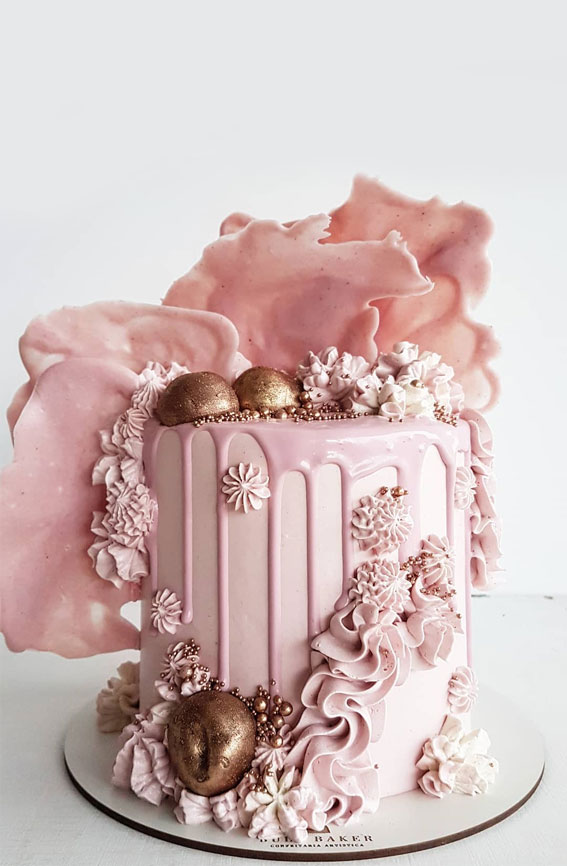 Pink Decorated Cake