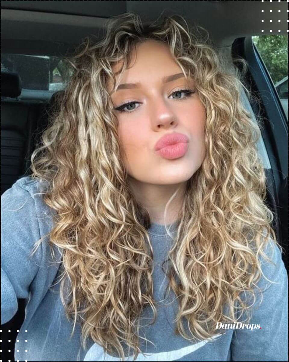 Blonde Curly Hair