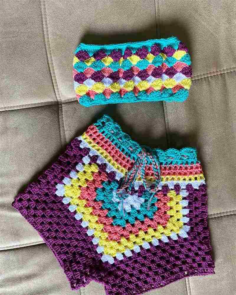 Conjunto Infantil De Croche