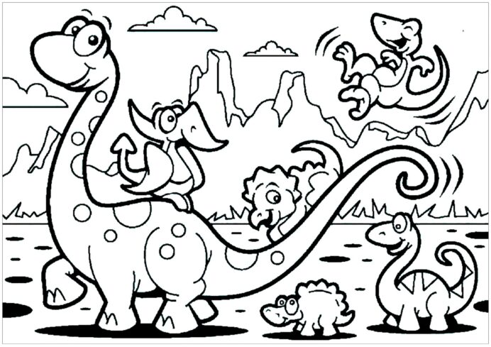 desenho-para-colorir-dinossauro