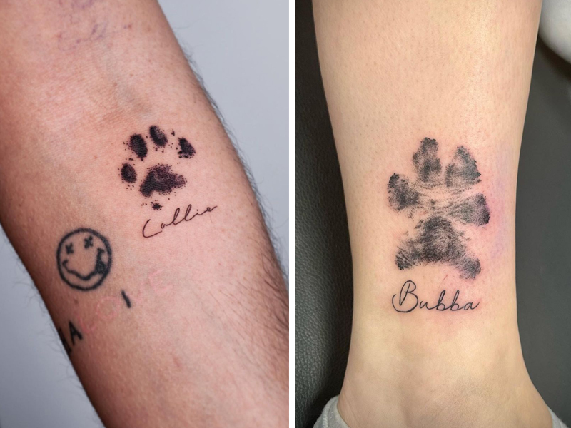 dog tattoo