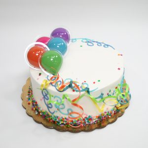 Balloon Decorated Cake