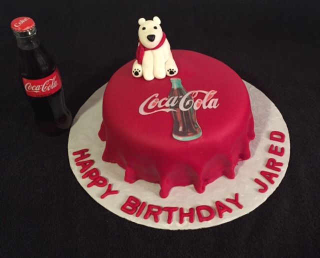 Coca Cola decorated cake