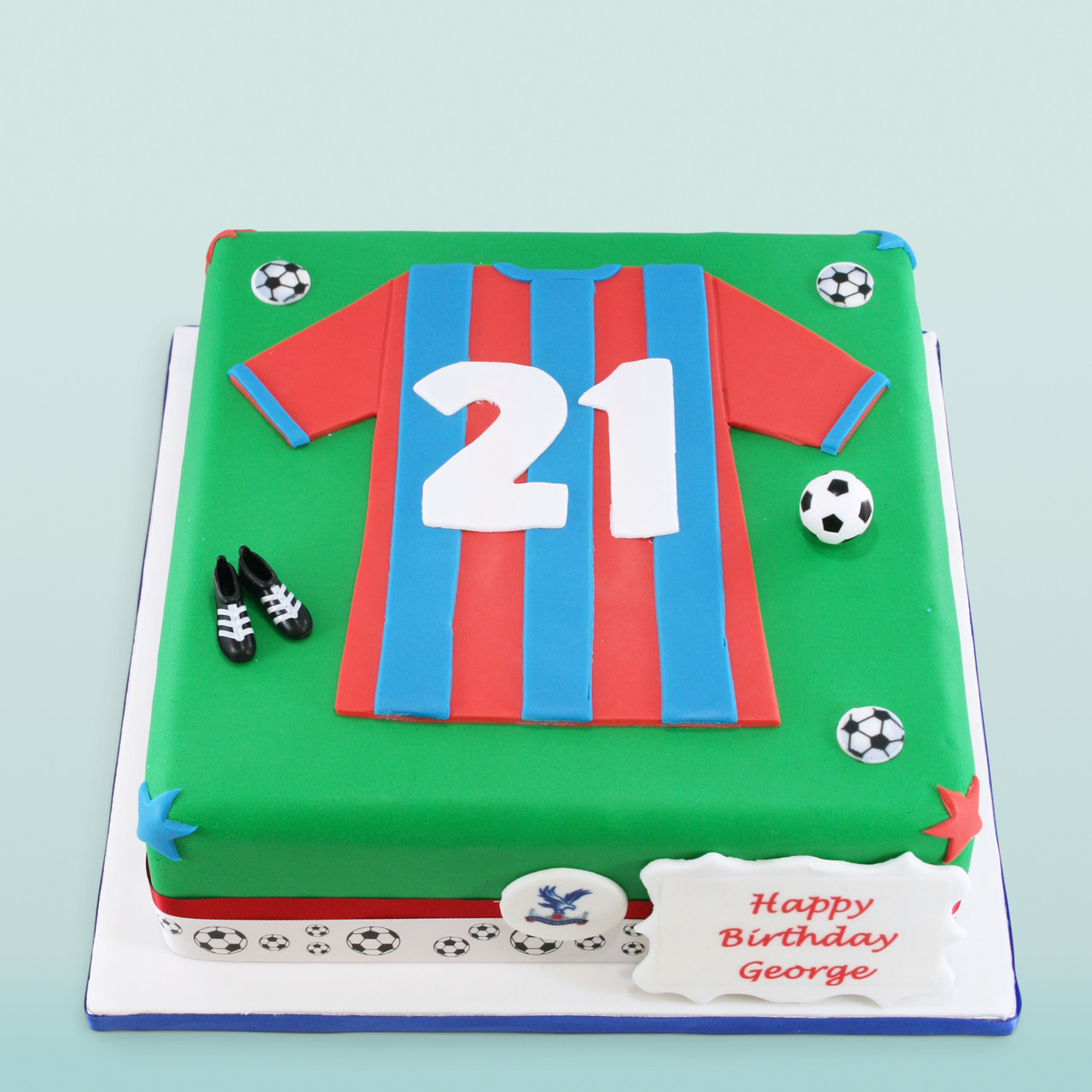 Decorated Football Cake