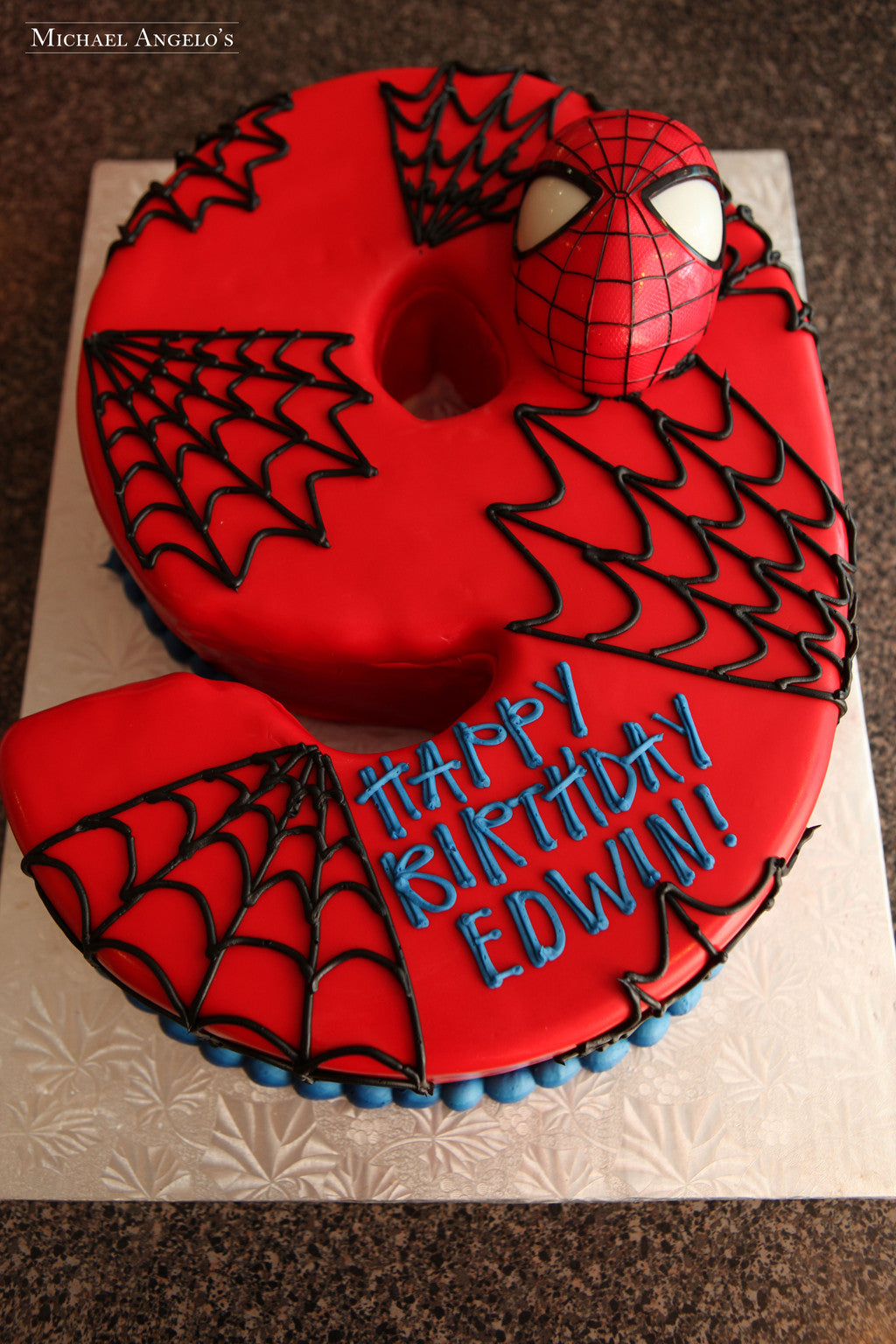 Spider Man Decorated Cake