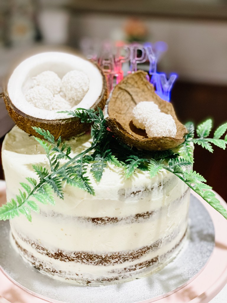 Tropical Decorated Cake