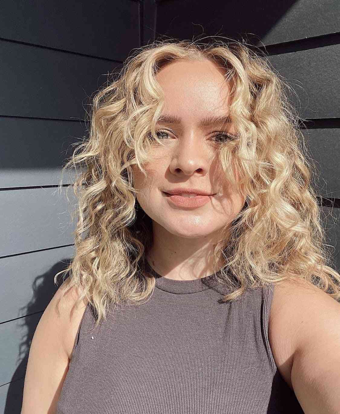 Blonde Curly Hair