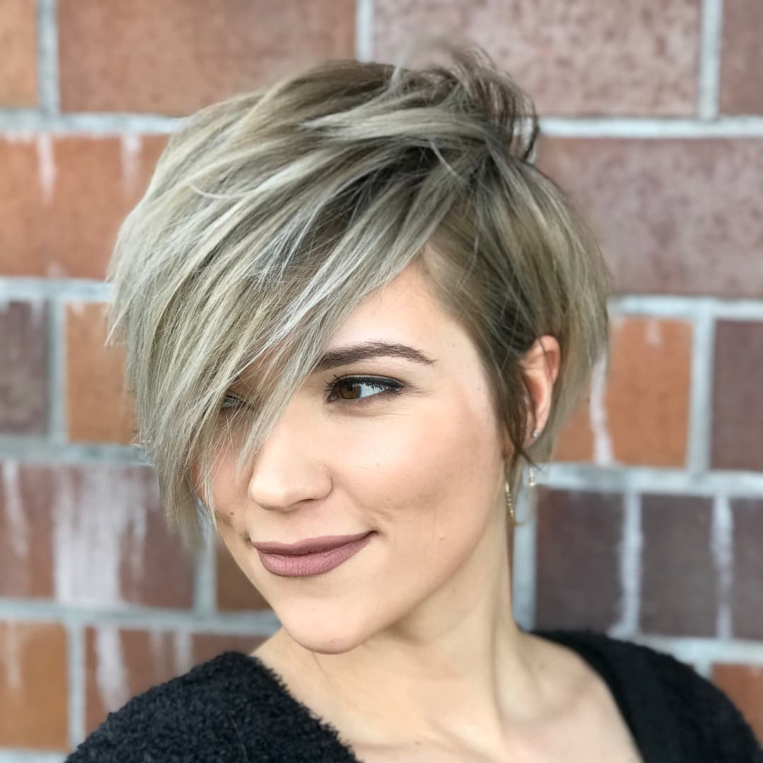 Short Hair With Side Bangs