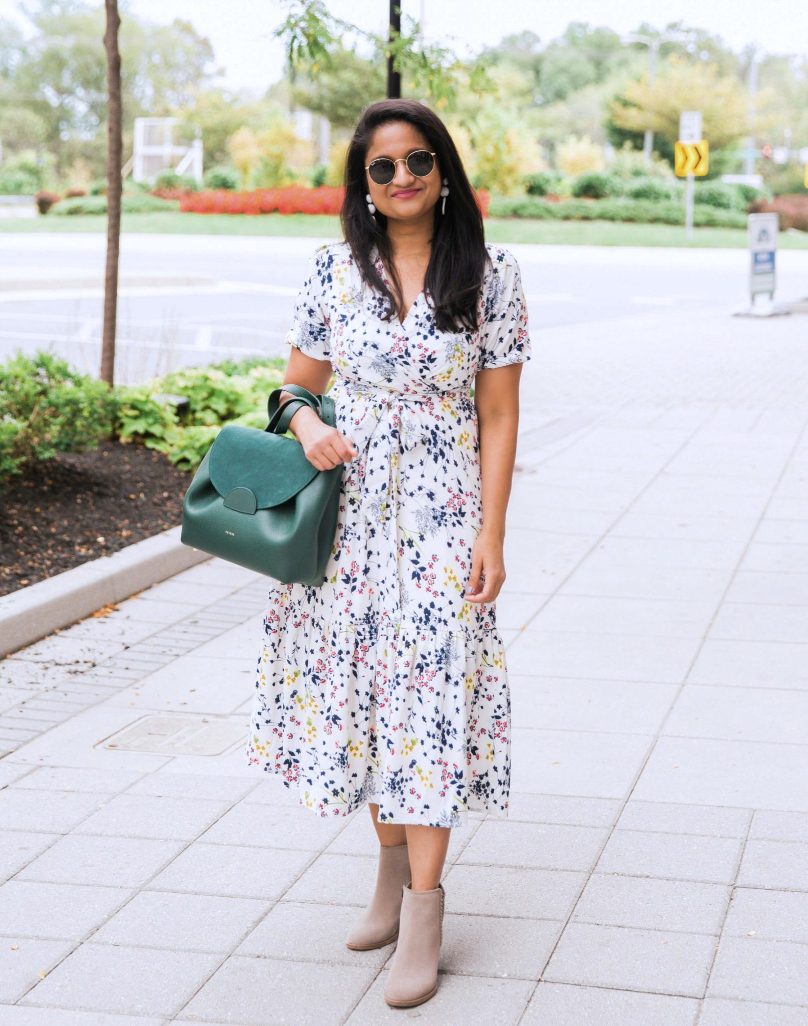 Fashion Look with midi dress