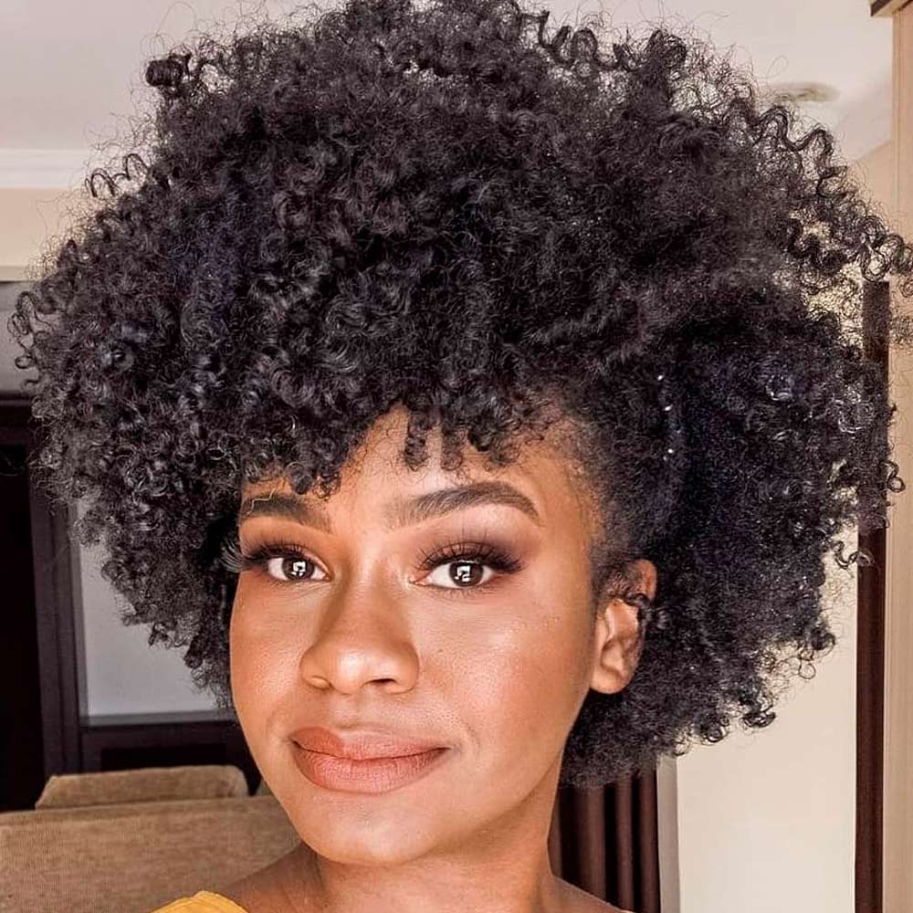 Hairstyle for Short Curly Hair