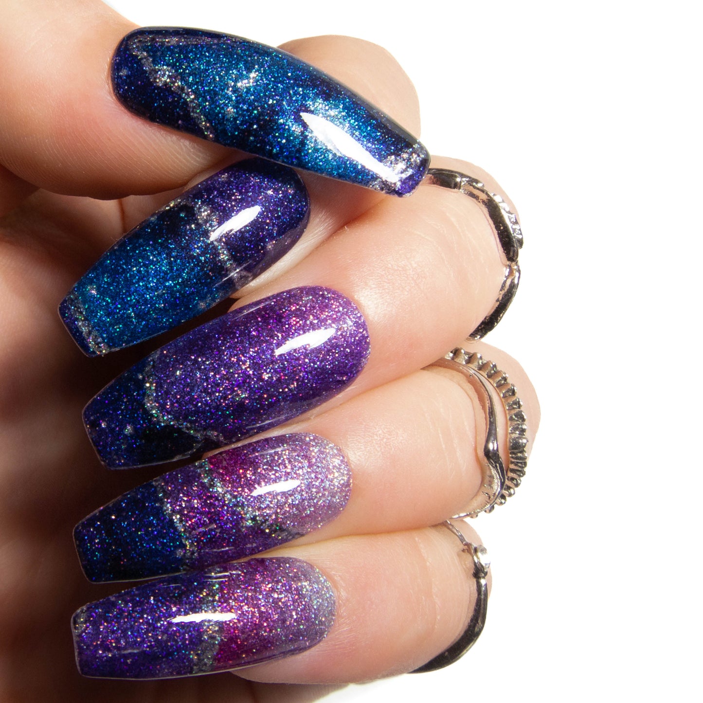 Galaxy Decorated Nail